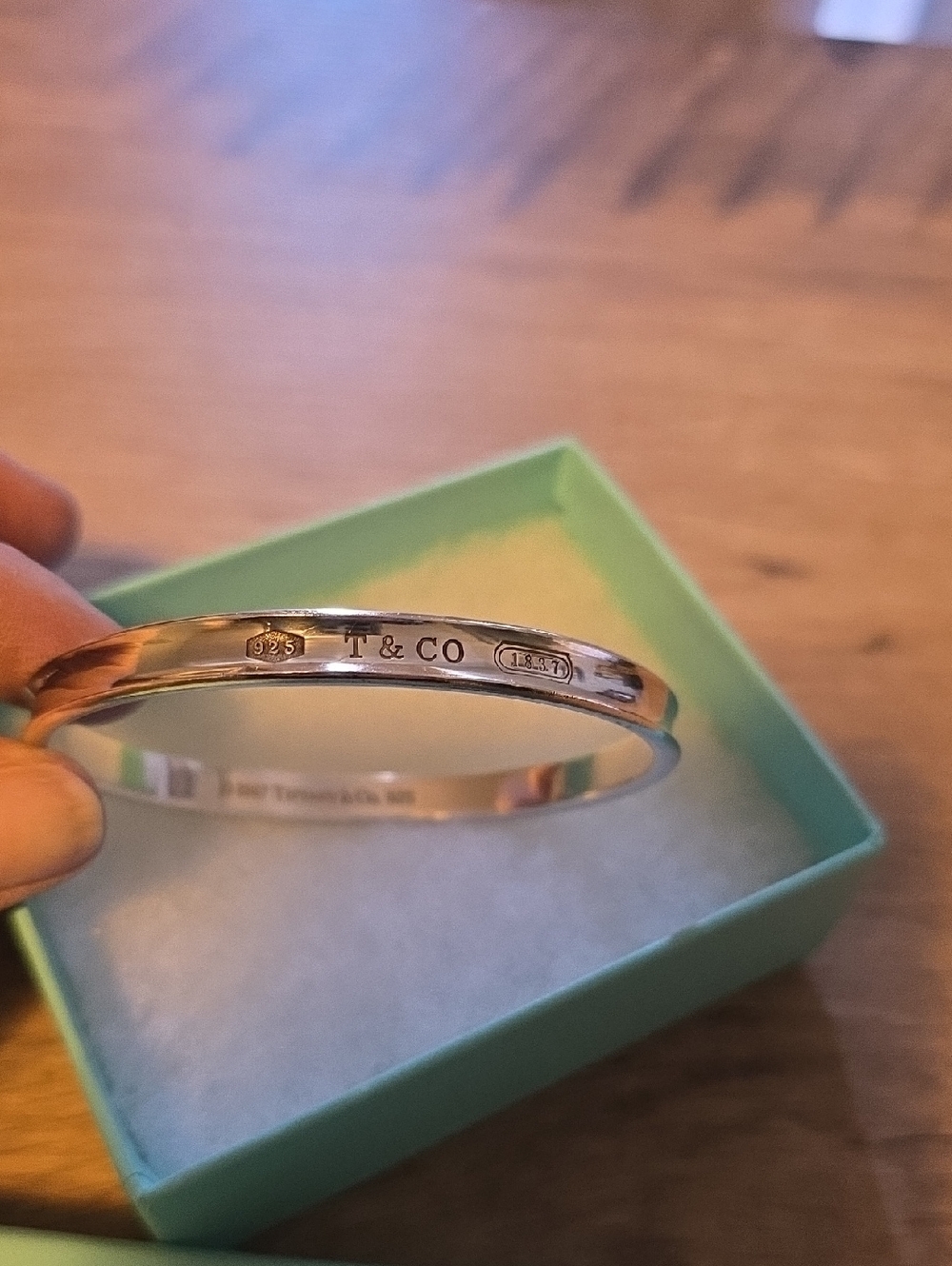 Tiffany & Co.  1997 Sterling Silver Bangle - Silver